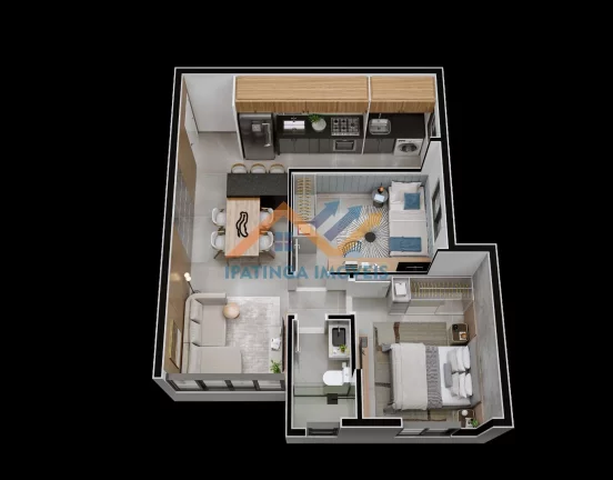 Imagem Apartamento Studio no bairro Cidade Nobre - Ipatinga