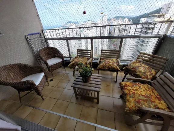 Imagem Apartamento com 3 dormitórios à venda, 140 m² - Pitangueiras - Guarujá/SP