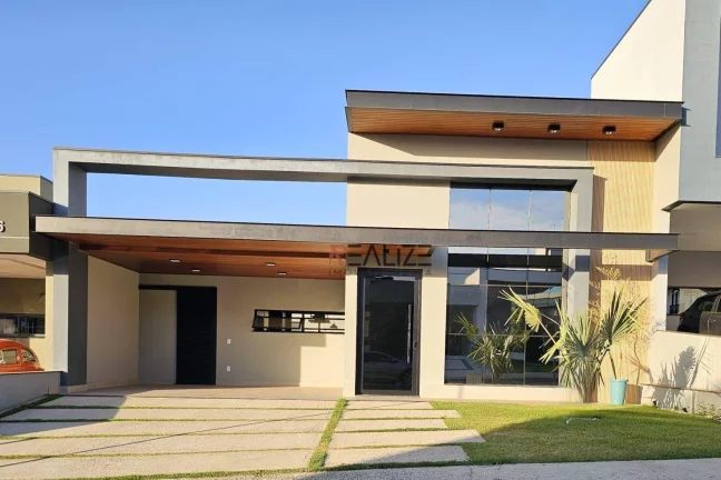 Imagem Casa moderna com 3 suítes à venda, 190 m² por R$ 2.020.000 - Condomínio Dona Maria José - Indaiatuba/SP
