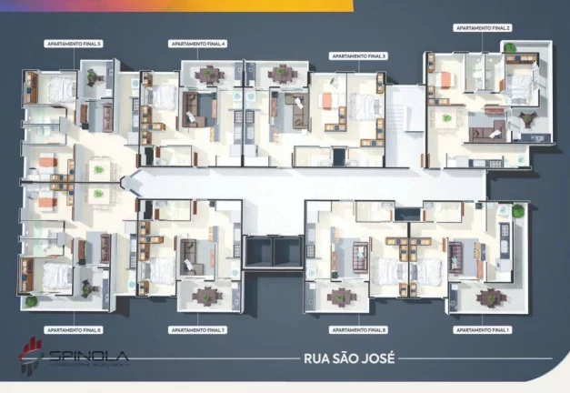 Imagem Apartamento com 1 dormitório à venda, 55 m² por R$ 305.000,00 - Vila Caiçara - Praia Grande/SP