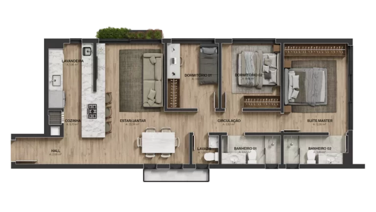 Imagem Aire - Apartamento à venda no bairro Tristeza - Porto Alegre/RS