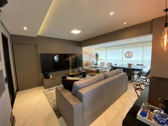 Imagem Apartamento com 120 m², possui 3 dormitórios, sendo 3 suítes, total de 4 banheiros com o lavabo, ...