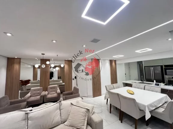 Imagem Belíssimo apartamento todo planejado à venda em condomínio espetacular com total infraestrutura de lazer no centro de São Bernardo do Campo