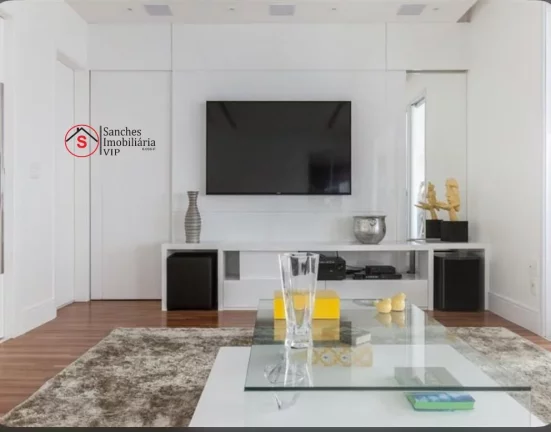 Imagem Lindo apartamento alto padrão, 184m, 2 por andar, elevador privativo, 4 dormitórios sendo 3 suítes, churrasqueira a carvão na varanda