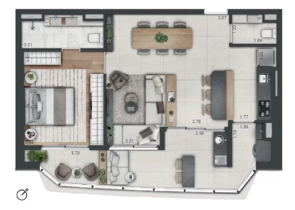 Imagem Apartamento em Real Parque - São Paulo SP