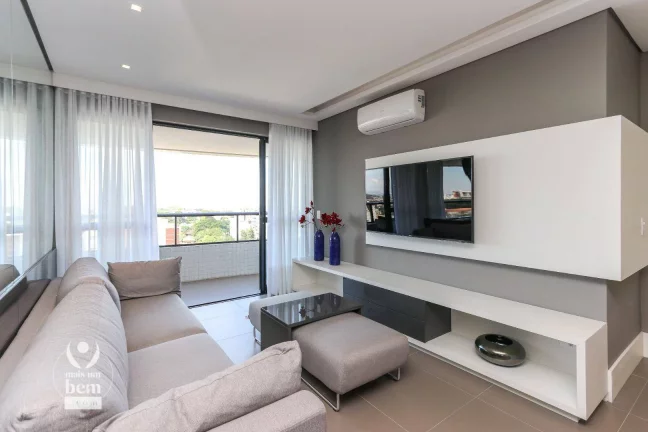 Imagem Apartamento com mega sacada com churrasqueira, lavabo, 3 quartos sendo 1 suíte, 2 vagas de garagem à venda por R$ 1.427.489,80 - Cabral - Curitiba/PR