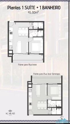 Imagem Apartamento de 1 dormitório (suíte)--Tenório/Ubatuba