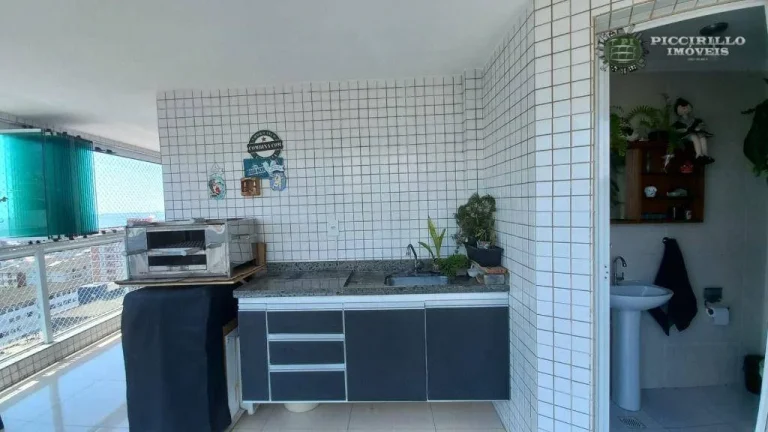 Imagem Apartamento com 3 dormitórios à venda, 162 m² por R$ 860.000,00 - Tupi - Praia Grande/SP