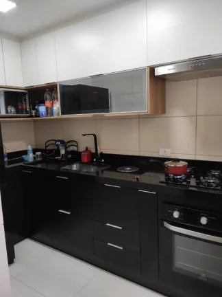 Imagem Cobertura com 2 dormitórios à venda, 90 m² por R$ 380.000,00 - Vila Pires - Santo André/SP