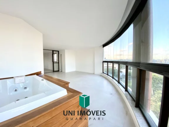 Imagem Exclusividade! Luxuoso Apartamento a venda na Praia de Bacutia com Varanda Gourmet e Hidro Spa!