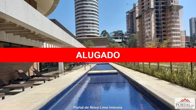 Apartamento de 576 m² mobília nova para locação no bairro Vale Sereno em Nova Lima