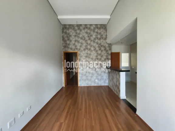 Imagem Casa Moderna no Jardim Chamonix com Suíte, Pé Direito Alto e Área Gourmet com Churrasqueira