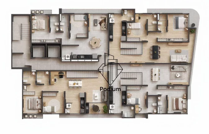 Imagem Apartamentos em Condomínio Club com varanda / sacada a aproximadamente 600m da praia de Tambaú -AP2737.