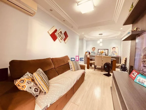 Imagem Apartamento com 2 dormitórios à venda, 54 m² por R$ 318.000 - Morro Nova Cintra - Santos/SP