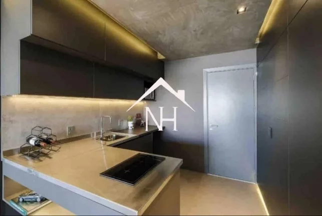 Imagem apartamento de 44m com 1 suíte, varanda, 1 vaga, Playground, Academia, Espaço Gourmet, Quadra Squash, Piscina aquecida, Churrasqueira, área verde