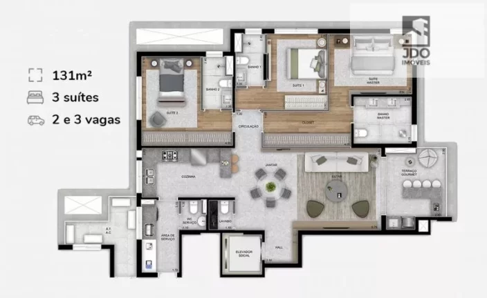 Imagem Apartamento a Venda no bairro Bigorrilho - Curitiba, PR