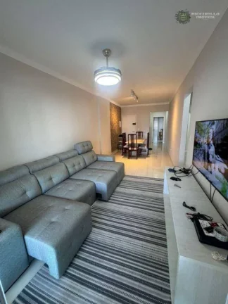 Imagem Apartamento com 3 dormitórios à venda, 136 m² por R$ 800.000 - Vila Guilhermina - Praia Grande/SP