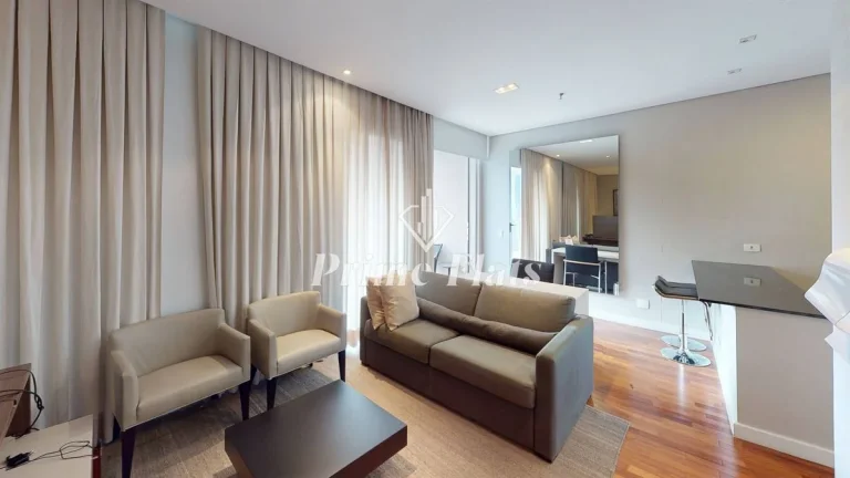 Imagem Flat disponível para locação no FL Residence, com 42m², 1 dormitório e 1 vaga de garagem