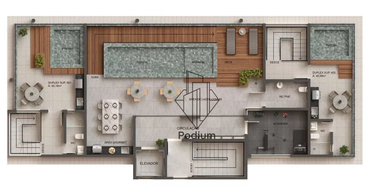Imagem Cobertura Duplex à 200m da praia de Intermares / Bela Vista - CO0301