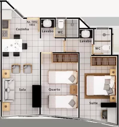 Imagem Apartamento à venda, 53 m² por R$ 489.992,00 - Miramar - João Pessoa/PB