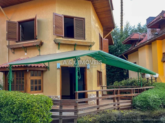 Imagem Casa à Venda em Campos do Jordão - Vila Inglesa, 4 Suítes, Calefação Total