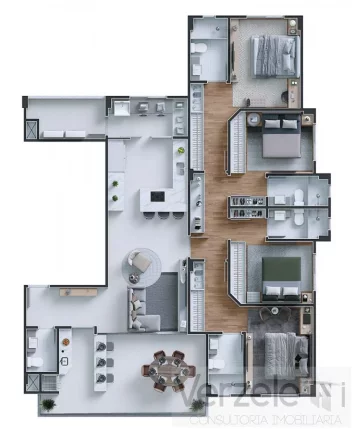 Imagem Apartamento 4 ou + dormitórios para Venda em Balneário Camboriú / SC no bairro Centro