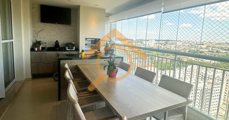 Imagem Apartamento de luxo em São Paulo-SP: 3 quartos, 3 suítes, 2 salas, 4 banheiros, 3 vagas de garagem - 136,00 m² - Condomínio Magic Resort.