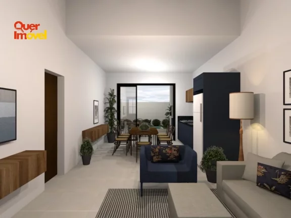 Imagem Linda Casa em Condomínio à Venda em Ribeirão Preto-SP, no Bairro Reserva San Pedro: 3 Quartos, 3 Suítes, 4 Banheiros, 144m².