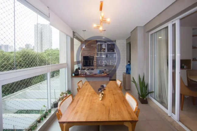 Imagem Apartamento à venda em São Paulo-SP, Santo Amaro: 3 quartos, 3 suítes, 4 salas, 5 banheiros, 2 vagas, 138m². Venha conhecer!
