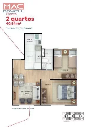 Imagem Reserva Carioca - Apartamento 2 Quartos - Inhoaíba / RJ