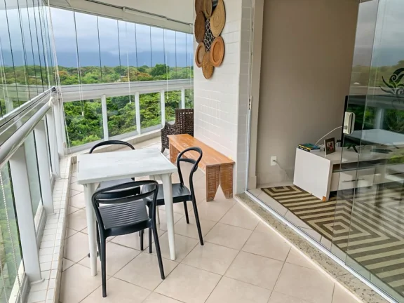 Lançamento exclusivo! Apartamento à venda em Riviera de São Lourenço Módulo 07: 4 quartos, 2 suítes, 2 salas, 2 vagas de garagem.