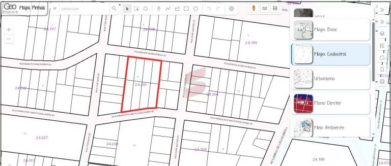 Imagem ÁREA à venda com 5513.17m² por R$ 8.269.755,00 no bairro Centro - PINHAIS / PR