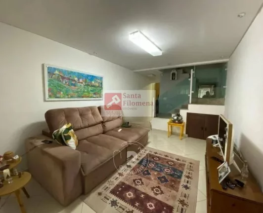 Imagem Sobrado para Venda em Santo André, Vila Lucinda, 2 dormitórios, 2 suítes, 3 banheiros, 2 vagas