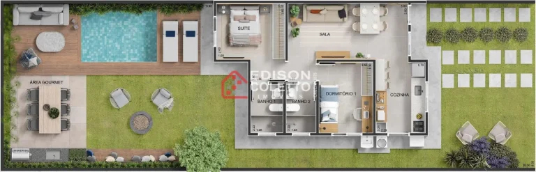 Imagem Pronto para Morar - Casas novas a venda no Residencial Jardim da Oliveiras em Piracicaba