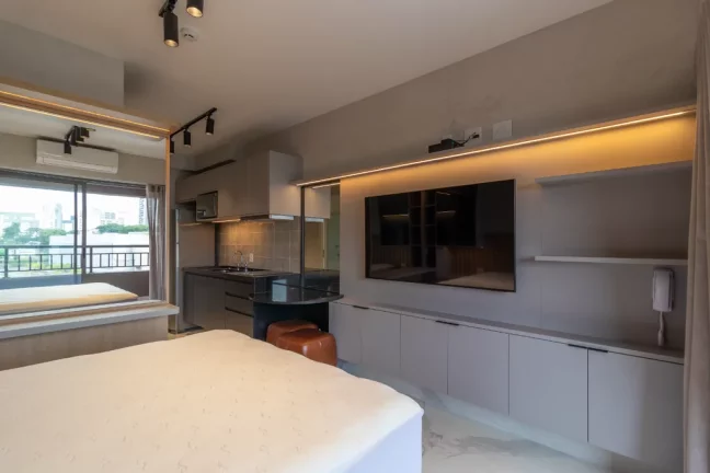 Imóvel com 1 Quarto à Venda, 27 m² em Santo Amaro - São Paulo