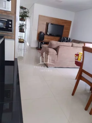 Imagem Cobertura Fantástica, 230m², Entrada Independente, 3 Dormitórios, sendo 2 Suítes, 5 Sacadas, 2 Vagas, no Vila Vitória, Mauá-SP