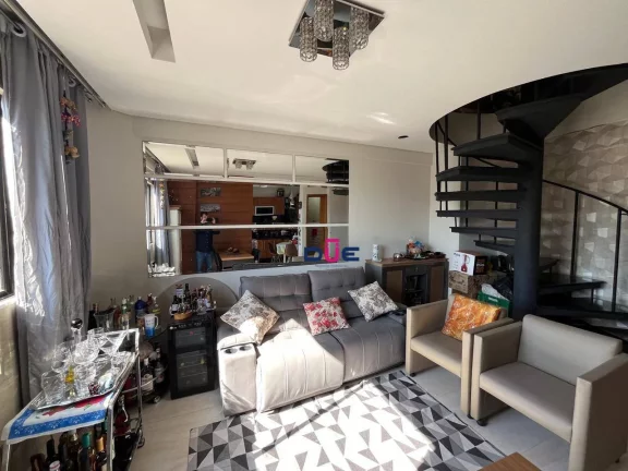 Imagem Cobertura com 3 dormitórios à venda, 142 m² por R$ 850.000 - Embaré - Santos/SP