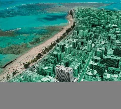 Imagem 04 suítes [153m²] ÷ em 100 meses, a 100m da Praia de Jatiúca