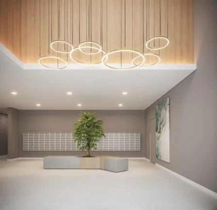 Imagem Apartamentos bem planejados e com infraestrutura completa para o bem-estar da sua família. Tudo iss...