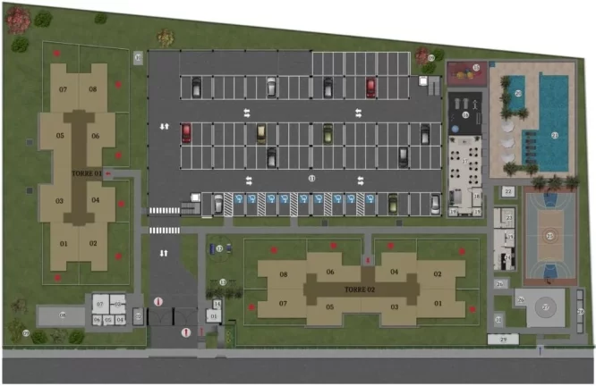 Imagem Apartamento com 2 dormitórios à venda, 54 m² por R$ 430.000,00 - Intermares - Cabedelo/PB
