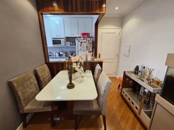 Imagem Apartamento com 2 dormitórios, sendo 1 suite, sala para dois ambientes, varanda, cozinha americana ...