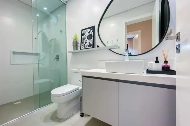Imagem Apartamento mobiliado com 3 dormitórios sendo 2 suítes a 350m da Praia | Gov Celso Ramos/SC