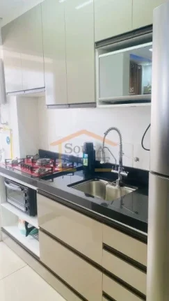 Imagem Apartamento com 43 m², com 2 dormitórios, sala de estar e jantar integradas, cozinha funcional e s...