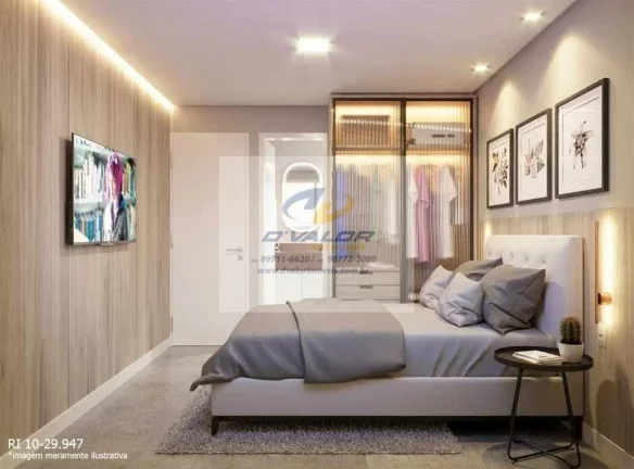 Imagem Vendo Apartamentos de 54m², 02 Quartos (sendo 01 suíte), 01 Vaga de Garagem