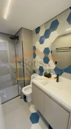 Imagem Apto impecável com 2 dormitórios, sendo 1 suíte, sala 2 ambientes, varanda gourmet, banheiro soci...