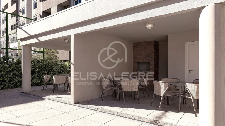 Imagem Nápoles Clube Residencial - Apartamento 2 quartos com sacada e churrasqueira – Na planta – Estância Velha, Canoas
