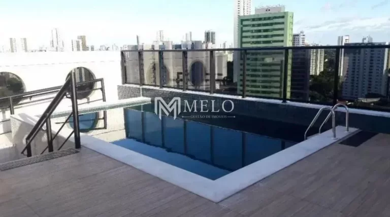 Imagem PARNAMIRIM - Flat com 1qto, 1vaga sendo a ÚNICA unicade com mega varanda