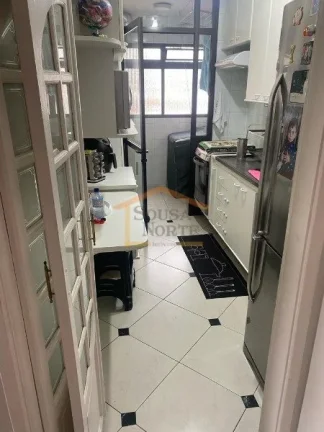 Imagem Apto com 3 dormitórios, sendo 1 suíte, sala 2 ambientes com sacada, banheiro social, cozinha, áre...