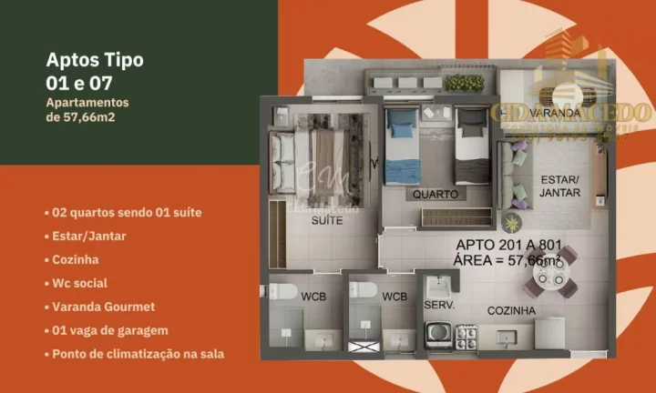 Imagem Apartamento para Venda em João Pessoa, Jardim Oceania, 3 dormitórios, 2 suítes, 3 banheiros, 2 vagas