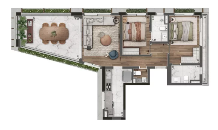 Imagem Apartamento em Itaim Bibi - São Paulo SP
